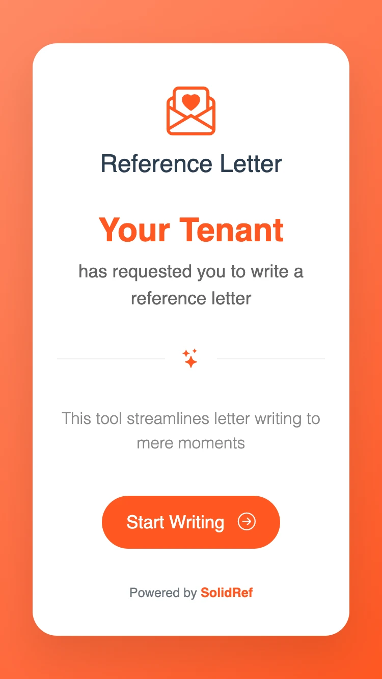 SolidRef Rental Reference Generator